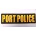 Port Police PVC Patch Πλάτης